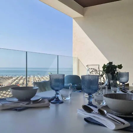 公寓 Azure Serenity Modern Sea View Flat With Pool *